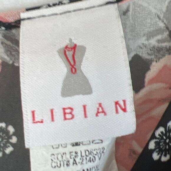 Libian Plus Size Floral Dress Black Pink Size 2X Indie Bohemian Spring Summer - Picture 7 of 8